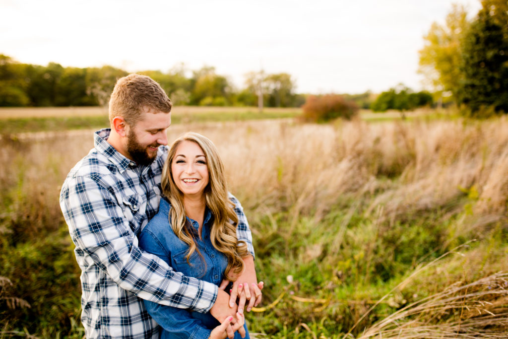 Kaleb & Ashley Bloomington, Illinois Engagement Session Caitlin