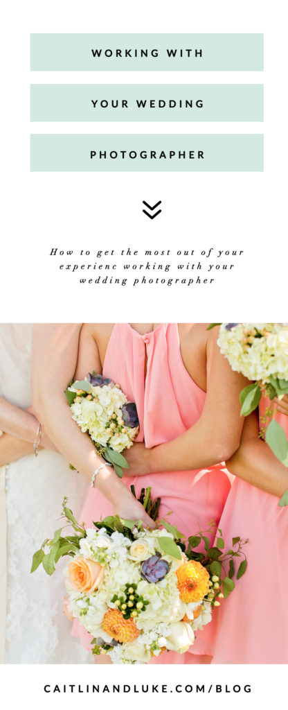 Working With Your Wedding Photographer