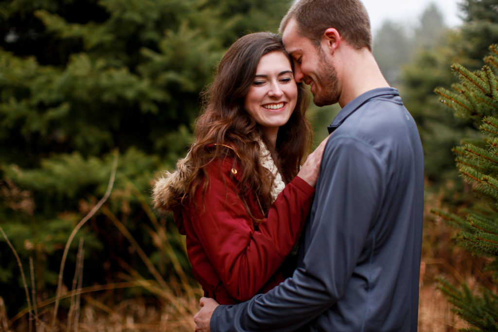 Normal Illinois Engagement Session, Bloomington Normal Wedding Photographers Caitlin and Luke, Winter Engagement Session