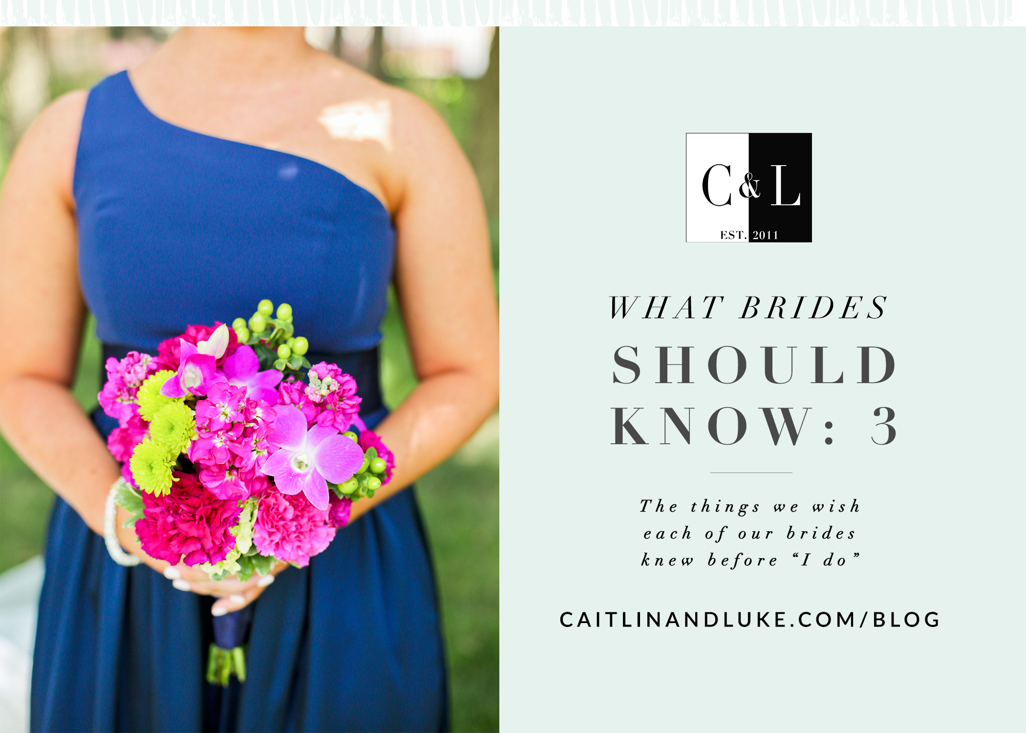 What we wish brides knew