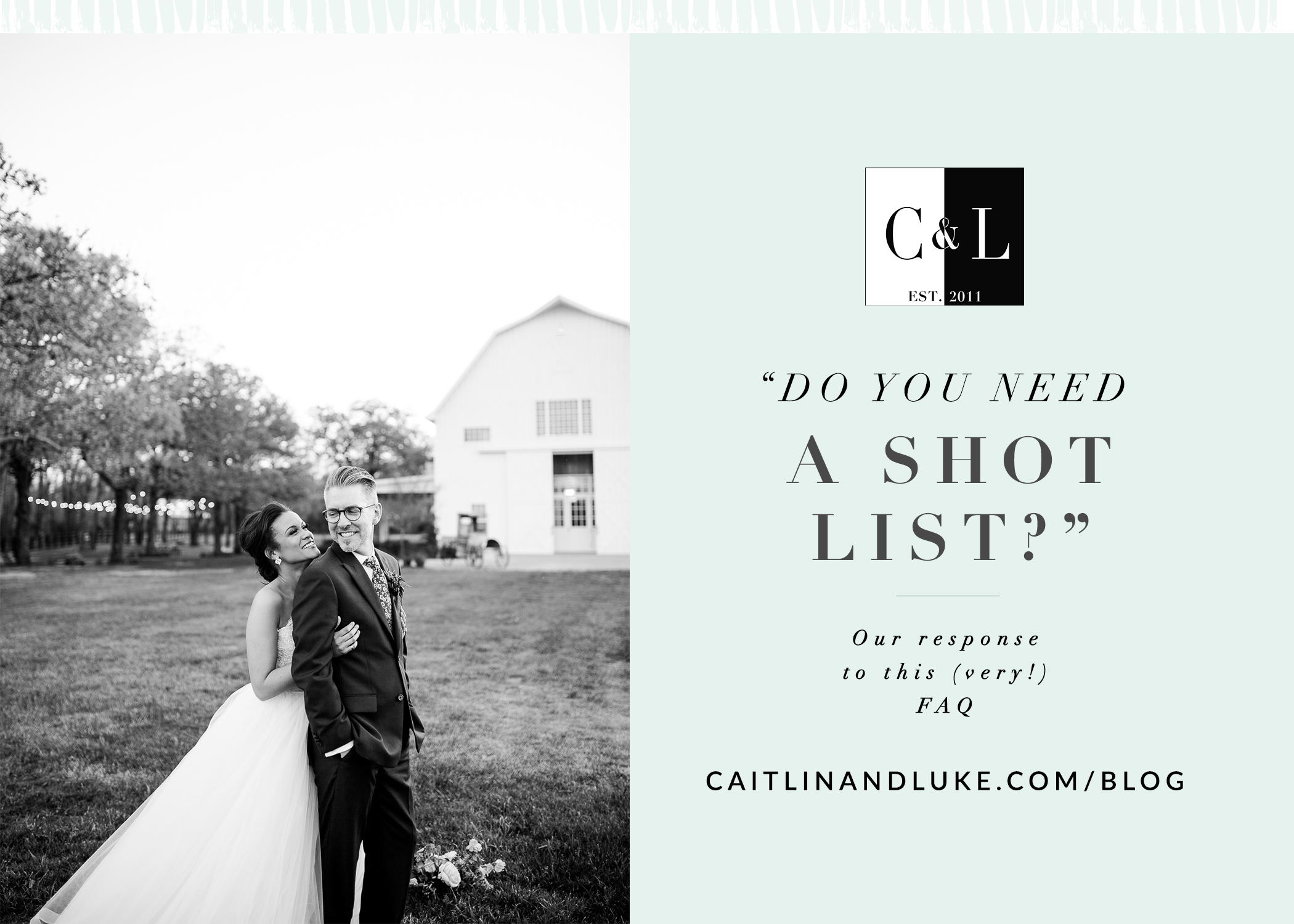 Should You Send Your Wedding Photographers A Shot List