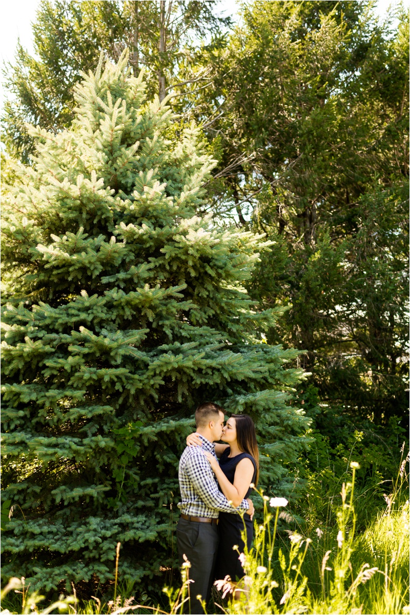 Bloomington Wedding Photographer, Fransen Nature Area Engagement Photos