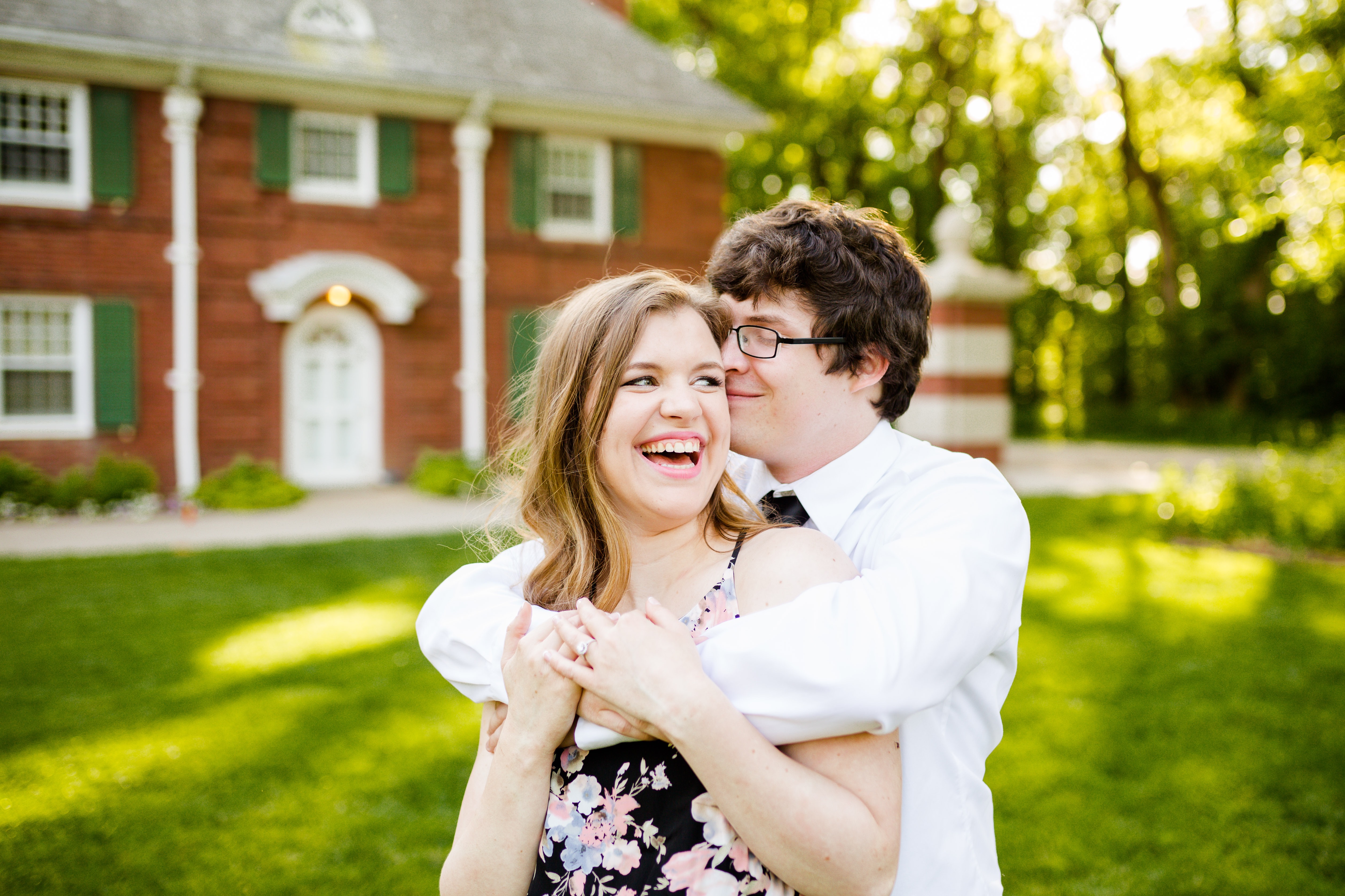 Shiloh & Sarah: An Allerton Park and Retreat Center Engagement Session