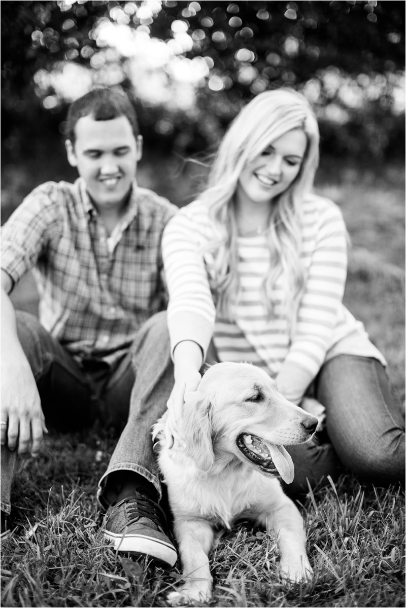 Bloomington Wedding Photographer, Champaign Wedding Photographer, Puppy at Engagement Session_1350.jpg