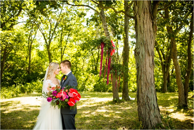 Succulent-Inspired, Romantic Red, Pink and Gold Styled Shoot