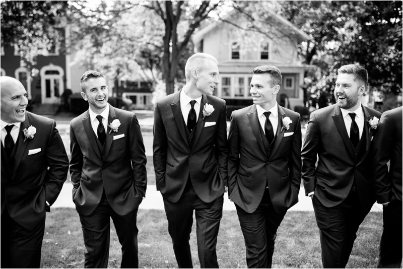 black and white groomsmen pictures