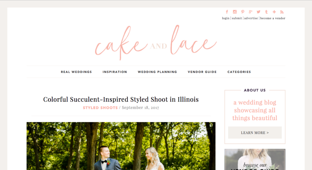Featured On Cake and Lace Blog