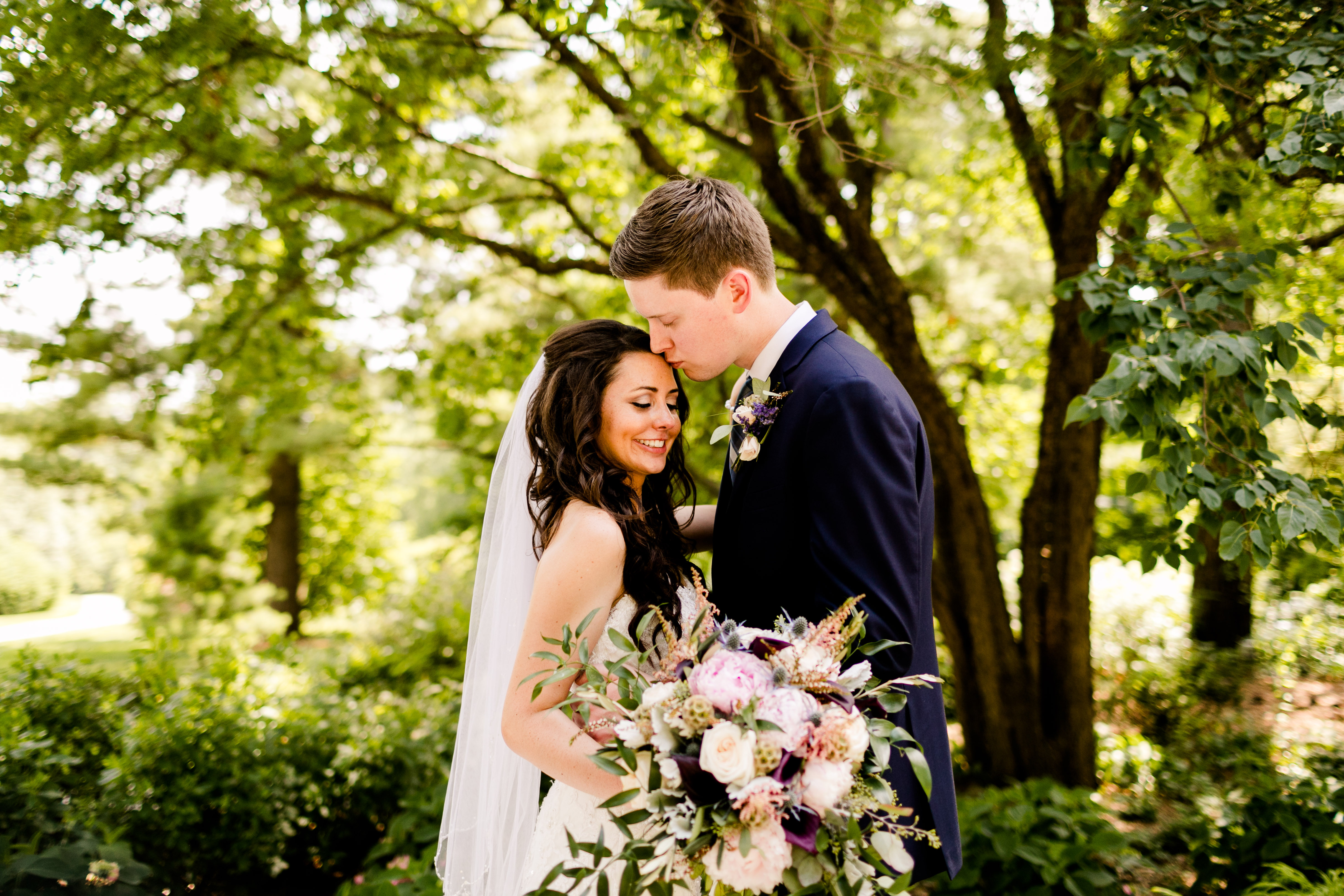 morton arboretum wedding photos