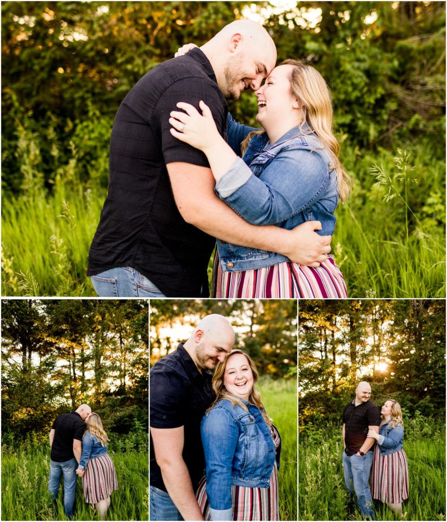 Caitlin and Luke Photography, Bloomington Normal Wedding Photographers, Illinois Wedding Photographers, Fransen Nature Area Engagement Photos