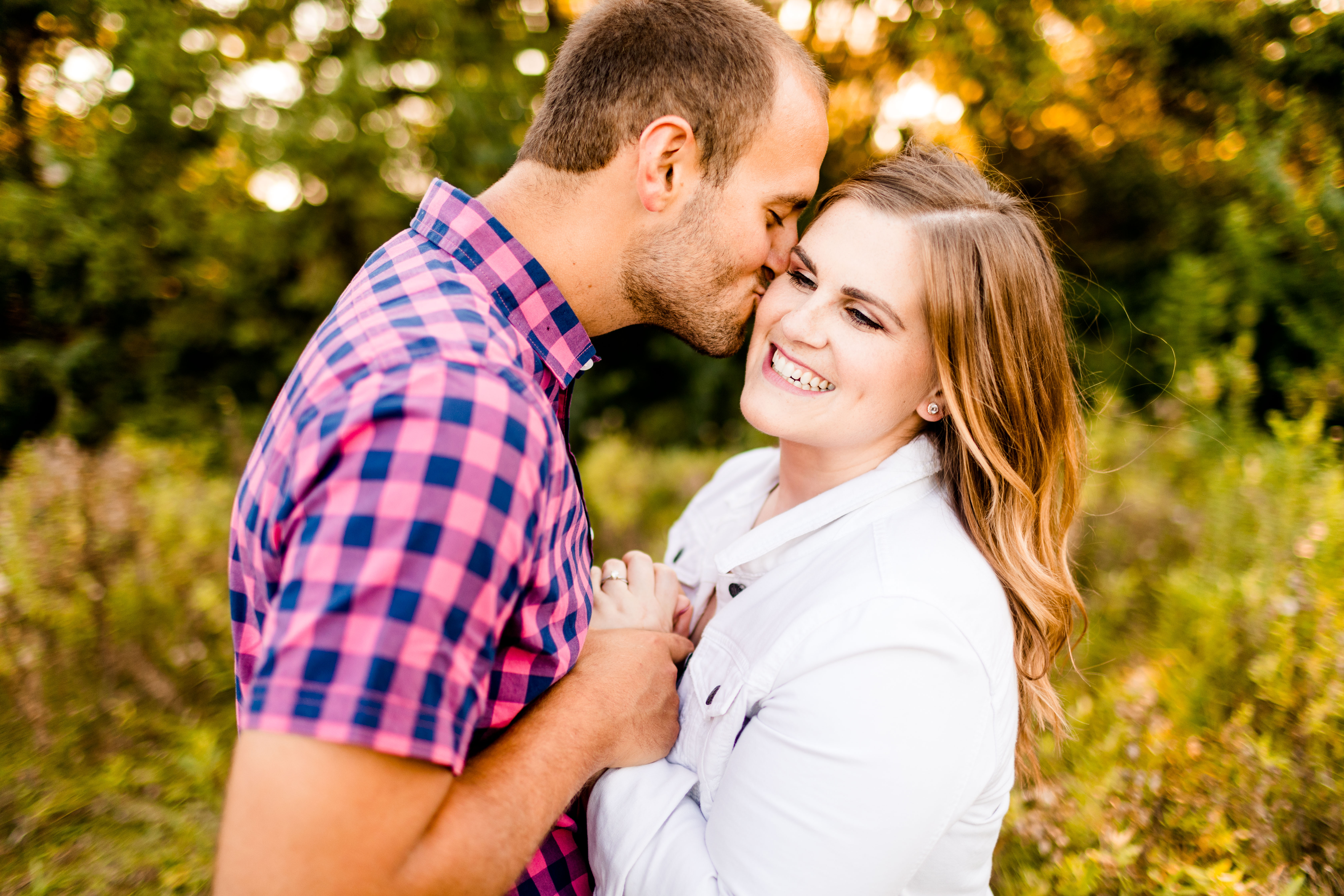 Caitlin and Luke Photography, Fransen Nature Area Engagement, Normal IL Engagement, Illinois Engagement session