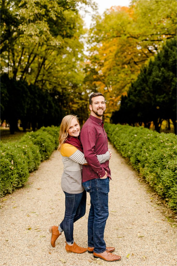 Caitlin and Luke Photography, Allerton Park and Retreat Center Engagement Photos, Monticello Illinois Engagement photos, Illinois engagement photos, Monticello IL engagement