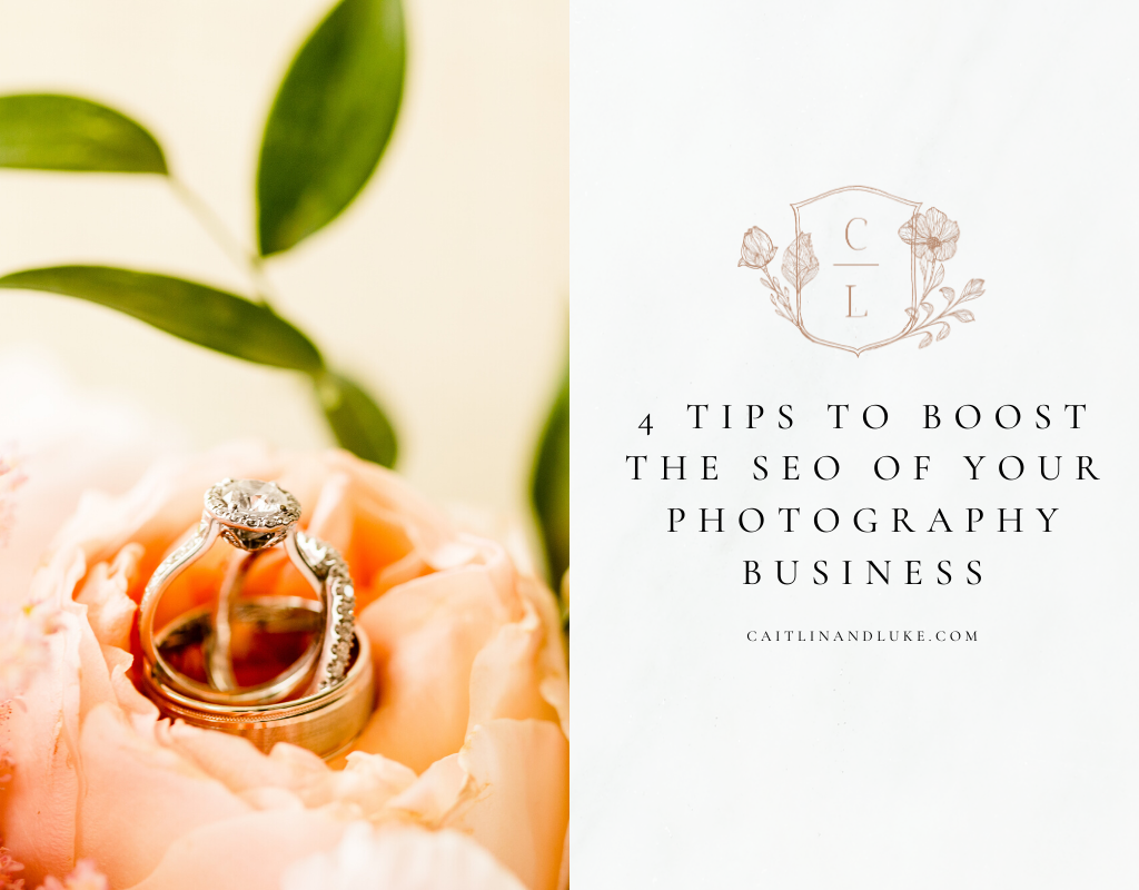 This is a blog post that talks about 4 ways to increase your SEO as a phoographer