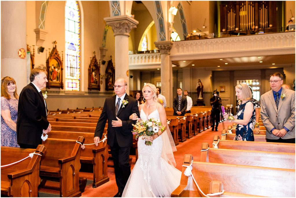 Caitlin and Luke Photography, St. Michael's Church wedding, Fort Loramie OH wedding photographers, church wedding, Ohio wedding photographers