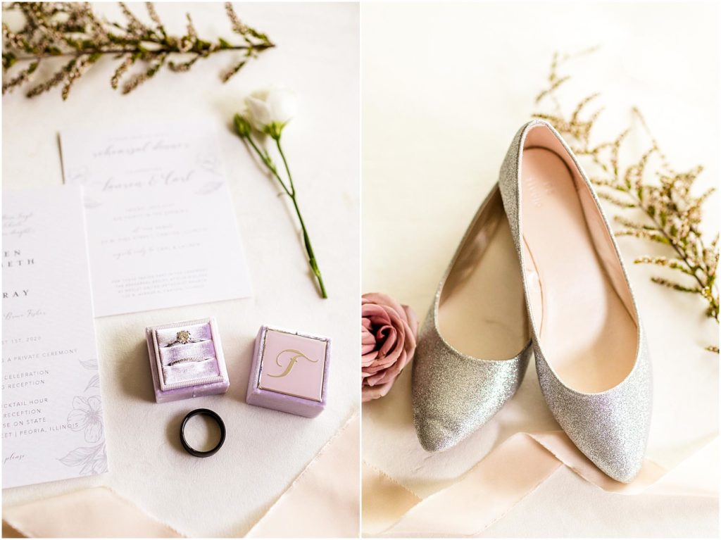 wedding details for The Warehouse on State Wedding photographed by Caitlin and Luke Photography | Peoria IL wedding photographers, Illinois wedding photographers, IL wedding day