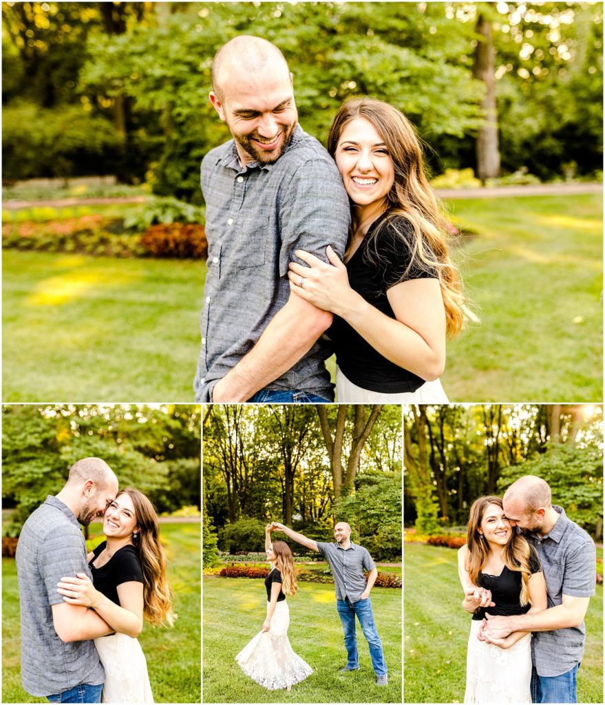 Caitlin and Luke Photography, Ewing Manor Engagement Portraits, Bloomington IL engagement photos