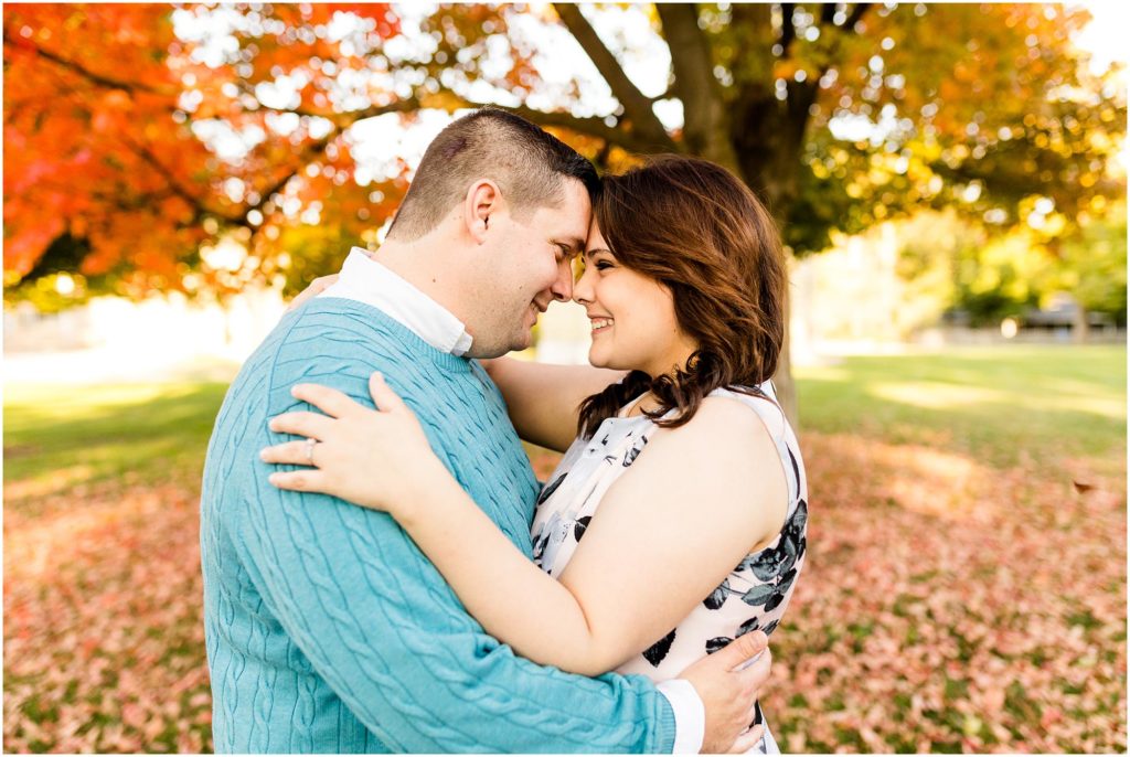 Fall engagement session at David Davis Mansion with Caitlin and Luke Photography, Bloomington IL Wedding photographers, Illinois wedding photographers