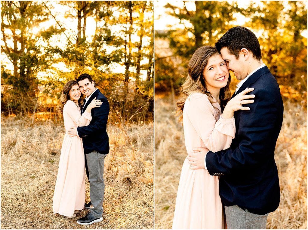 Fransen Nature Area engagement session in Normal IL with Caitlin and Luke Photography, Illinois wedding photographers