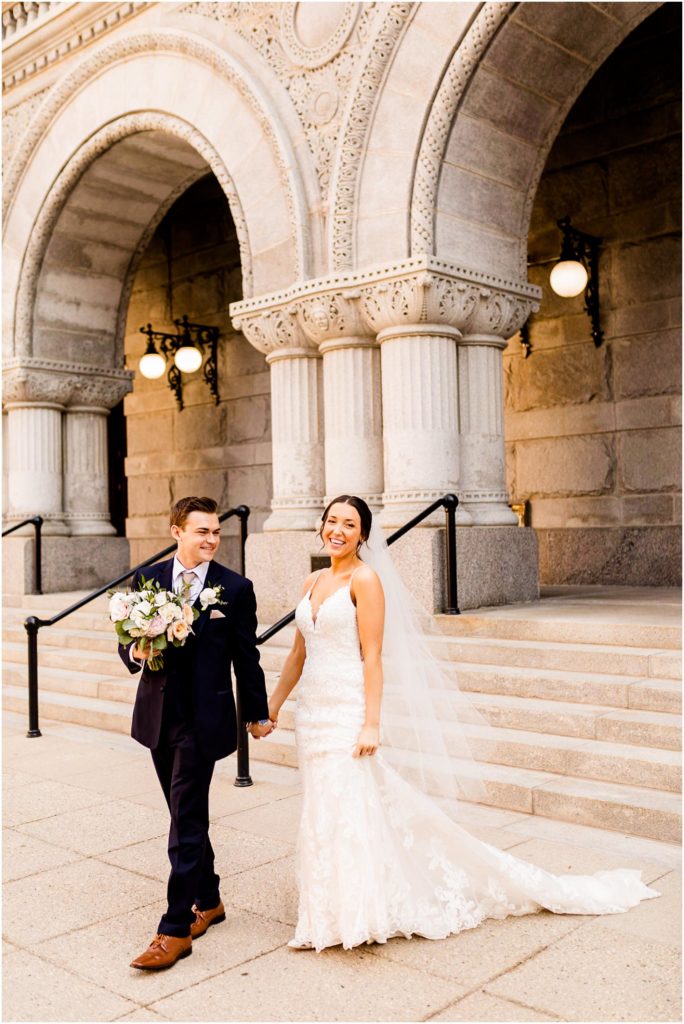 Milwaukee WI wedding day at Pritzlaff Events photographed by Caitlin and Luke Photography