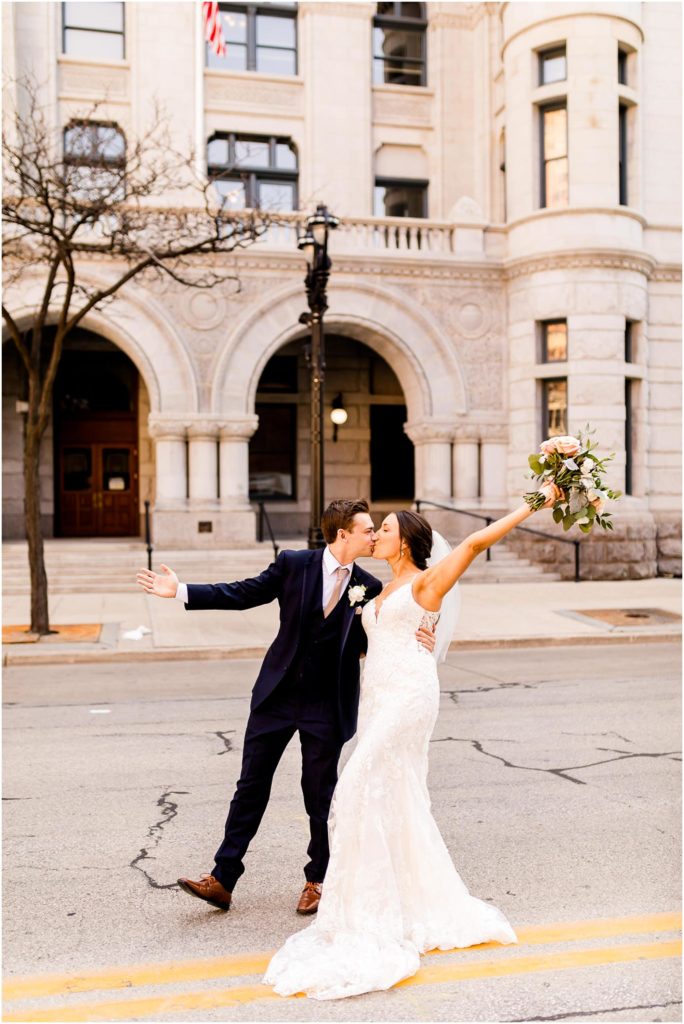 Milwaukee WI wedding day at Pritzlaff Events photographed by Caitlin and Luke Photography