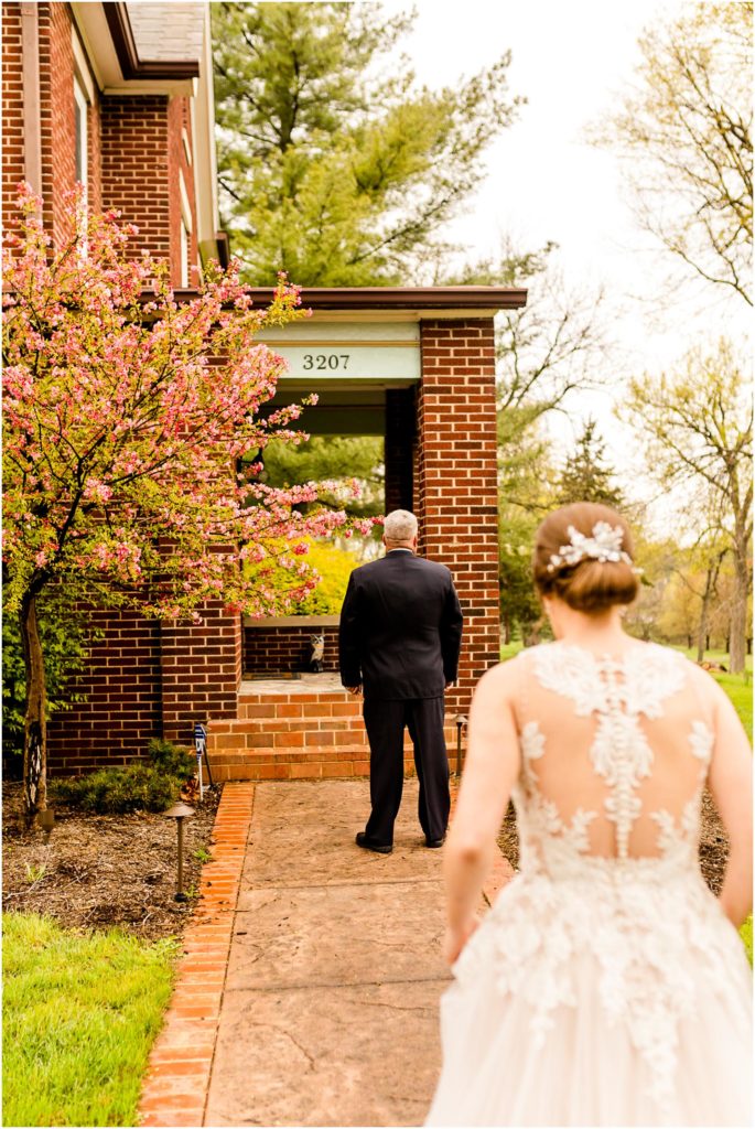 Countryside Banquet Facility wedding photographed by Bloomington Illinois wedding photographer Caitlin and Luke Photography, IL wedding day in the spring