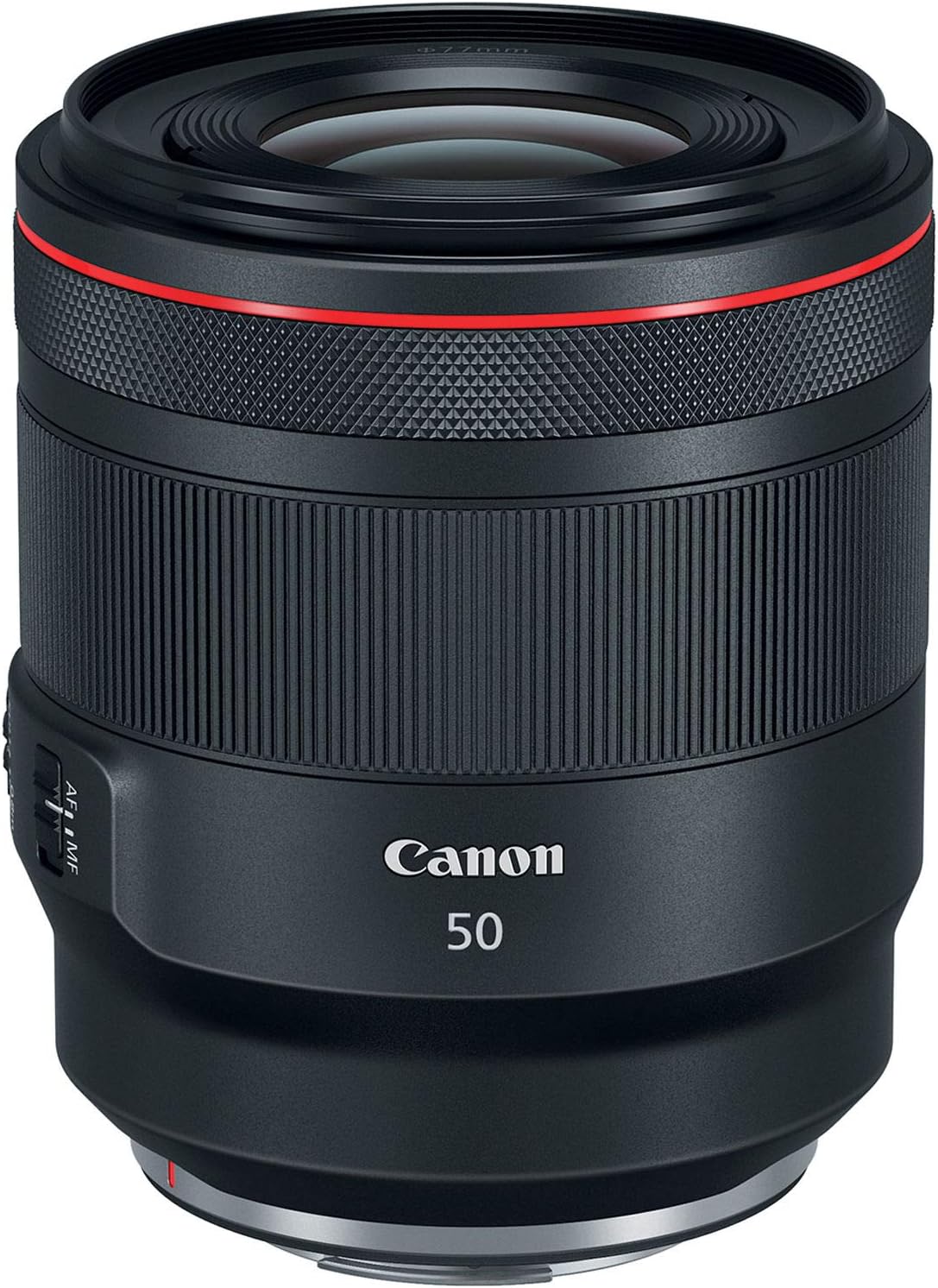 a photo of a Canon RF 50mm f/1.2L lens