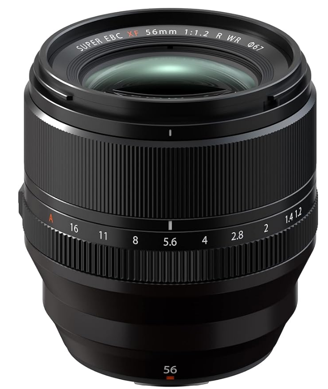 A photo of a Fujifilm XF 56mm f/1.2 R lens