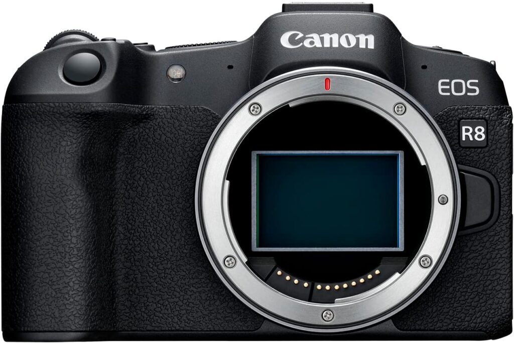 A photo of a Canon R8